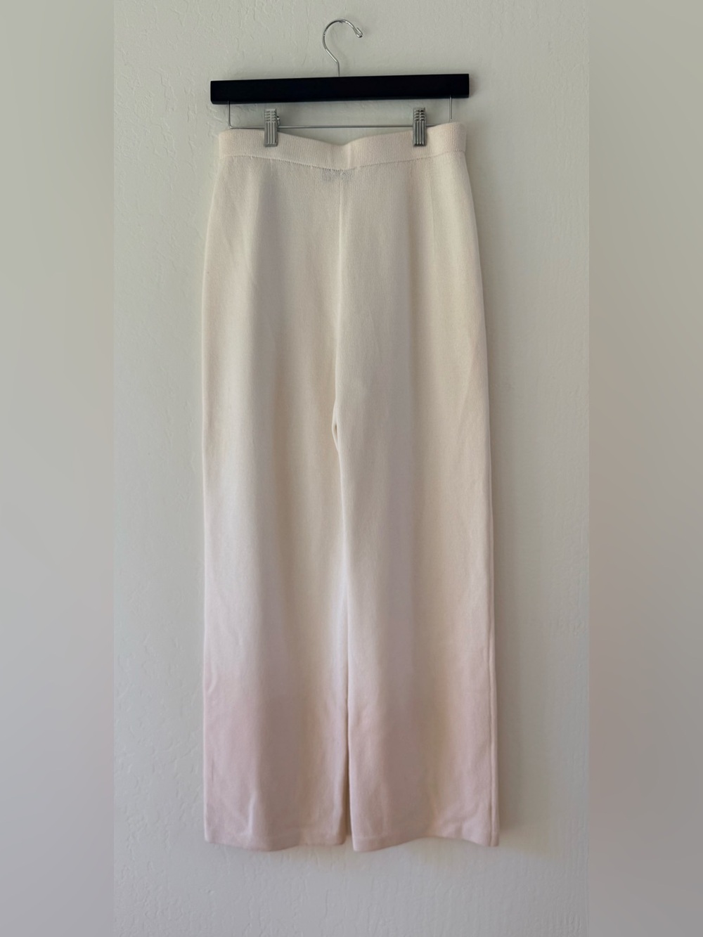 St. John's Collection Wide-Leg Cream Trousers - Women's Pants - Picture 6 of 6